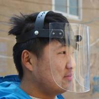 面屏有机玻璃喷溅油放面罩电焊全透明防护面具 307(透明)