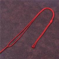 10条装 手工编织绳平结加长细款玉线项链绳子简约男女款吊坠挂绳 红色10条