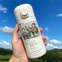 鬼灭之刃保温杯ins灶门炭治郎祢豆我妻善逸动漫卡通弹跳喝水杯子 300ml弹盖杯BW267鬼灭之刃