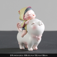 Q版白夜童话摆件猫将军家居可爱桌面小装饰品闺蜜女生日礼物创意 《猫将军-Q版》