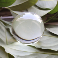 水晶球麋鹿星空透明创意装饰品玻璃球小摆件圆球毕业生日礼物女生 透明无内饰（直径6cm单球）