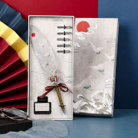 生日礼物送女生男生小学生幼儿园老师教师中国风毕业季伴手礼实用 仙鹤羽毛笔7件套--归鹤