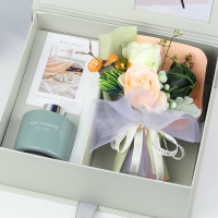 毕业香薰礼盒生日礼物女生送女友闺蜜实用情人节伴手礼朋友伴娘的 栀子花香氛花艺礼盒