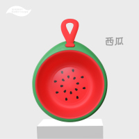 宝宝洗脸盆加厚可挂卡通可爱婴儿儿童家用塑料小孩小号壁挂小脸盆 西瓜