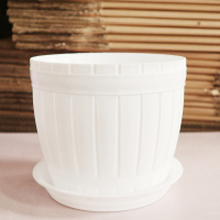 多肉花盆特价肉肉绿箩专用塑料阳台种花树脂小花盆盆景花盆带托盘 白色 口径9.5cm[特小2个装]多肉用