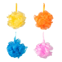 大号沐浴球洗澡用品泡沫少女心可爱搓背搓澡超柔软浴花球 1个软网大浴球(随机色)