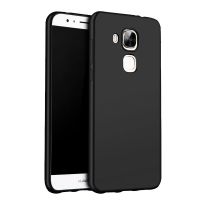 华为麦芒4手机壳全包硅胶RIOAL00手机套TL00防摔男磨砂G7plus软壳 黑色磨砂软壳 麦芒4