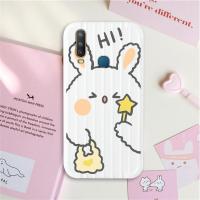 vivoY3手机壳 可爱少女款保护套超薄卡通行李箱防摔外壳时尚轻便 魔法兔-单壳