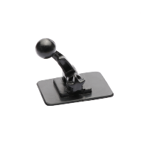 车载手机支架底座配件球头17mm直径通用无线充电器黏贴改装弧曲面 小乌龟底座-曲面可贴