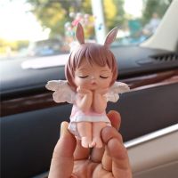 车内饰品摆件可爱安妮汽车装饰创意中控台香水摆件高档车载香薰女 单独粉兔耳朵安妮