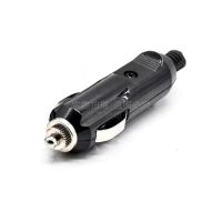 点烟器插头公头免焊接车载改装大功率充气泵吸尘器12V24V通用 一个插头