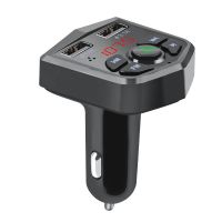 没杂音车载MP3播放器汽车蓝牙免提手机导航通话双usb快充汽车用品 蓝牙款12V-24V通用