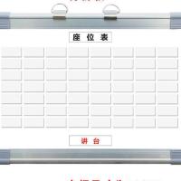 班级座位表磁铁磁性可移动白板磁贴班主任神奇座次牌新品推荐 空白磁片(64片)不含白板