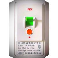 柜机空调电热水器保护开关 家用断路器3P40A86型空调漏电保护器 32a/白色
