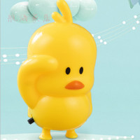 小夜灯插电LED光控或开关创意卡通萌哒少女心卧室床头喂奶护眼灯 抖音鸭[开关款]黄 体验一个装