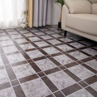 地板革2米宽水泥地板贴自粘地面地板胶垫批发地垫满铺特价家用毯 惠家骑士棕 2米宽*0.5米长[1平方]