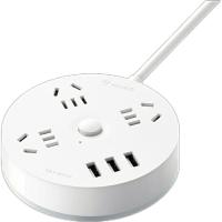 公牛USB插座充电插排 快充速充插座一体 全长1.8米 公牛白色GN-R203U