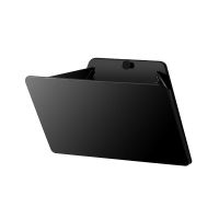 免打孔折叠收纳盒墙上随意贴居家置物架宿舍浴室收纳置物小盒子 黑色