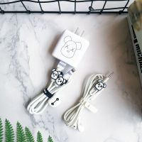 OPPO Reno6 5 4 ACE2数据线保护套Find x3 pro充电器线耳机缠绕绳 卡通暴力熊 Reno5/Re