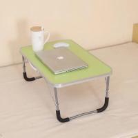 床上书桌炕桌宿舍折叠小桌子大学生写字桌高中生中学生学习桌家。 双圆管60*40*27-护眼绿