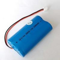 品胜能源18650型7.4V2200mAh收音机视频机充电电池两线插头