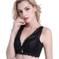 孕妇内衣背心式调整型防下垂聚拢型喂奶胸罩前开扣无钢圈哺乳文胸 黑色 34/75BC通用杯