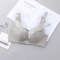 上开扣哺乳期母乳女人内衣防下垂全罩杯文胸聚拢夏季薄款胸罩 淡雅绿 85/38