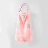 哺乳巾喂奶巾外出哺乳罩衫遮挡衣斗篷喂奶遮羞布防走光多功能神器 粉色小鹿[不带网纱]