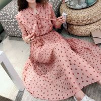 孕妇装夏季哺乳衣连衣裙外出时尚辣妈款裙子外穿怀孕期喂奶衣服潮 气质粉孕妇款 L[建议体重110-120斤]