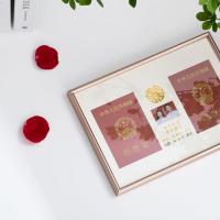 结婚证登记证相框实木金属边框 铝合金边框