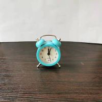 闹钟学生用起床神器2021新款床头小闹铃儿童钟男孩女孩夜光大音量 1.5寸蓝色