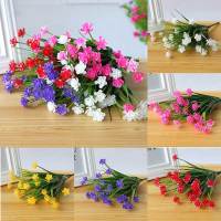 假花植物四季开花常青盆景满天星盆栽花卉室内绿植办公室桌面花卉 茉莉花3支装[颜色要联系备注]