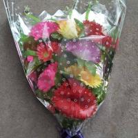 真昊新款手捧花束菊花丁香塑料仿真花绢花清明节上坟祭祖扫墓祭祀 一束花价格 满5束发货点击下方数量即可