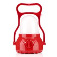 康铭led家用应急灯消防手提马灯野营帐篷灯夜市地摊充电灯泡 超亮 7657/4000毫安 红色