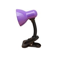 儿童台灯护眼书桌创意led学生宿舍插电式小孩卧室床头灯婴儿喂奶 108-紫色夹子款 不带灯泡