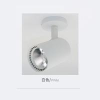 明装射灯 led单灯服装店展厅背景墙吸顶射灯7瓦20/30W无轨道射灯 白光 吸顶式10W黑色