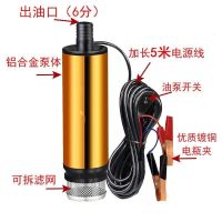 抽油泵柴油12V24伏220V抽水泵电动小型油抽子潜水泵抽油器加油机 普通款 12V油泵