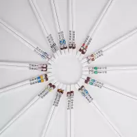 亲子碗家用米饭碗家庭吃饭碗区分专人专用创意一家人卡通陶瓷碗具 同款陶瓷筷 爸爸+妈妈
