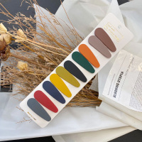 头发碎发无痕夹子头饰发夹女韩国ins边夹少女顶夹刘海一字夹发卡 瓜子形