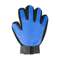 撸猫手套狗毛梳子狗狗梳毛刷去掉除毛神器猫咪猫毛清理器宠物用品 经典款-左手(一只)