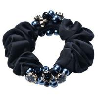 盘发发圈韩国百搭马尾头绳饰品扎头发皮筋头花妈妈优雅丸子头发绳 黑色