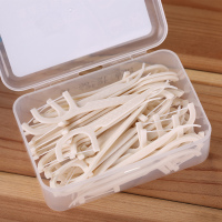 牙线屈臣氏牙线棒家庭装便携式牙签线盒随身剔牙棒6盒300支