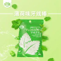 乐德牙线薄荷味超细弯钩牙线剔牙线一次性便携牙线棒300支家庭装