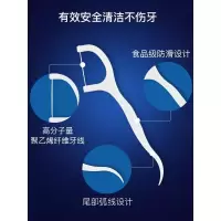 牙线家庭装超细牙签扁线剔牙线一次性y型儿童便携盒装随身牙线棒