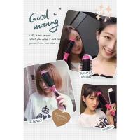 直发梳卷发棒两用梳子家用不伤发电动梳长发短发直板夹内扣造型梳