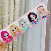 公主阿拉丁女童头饰发夹鸭嘴夹卡通长发公主发卡小夹子刘海碎边夹 公主发夹如图5个装