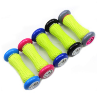 新型足底按摩器滚轮脚底按摩垫足疗脚垫指压板趾压板家用健身器材 灰色滚轮