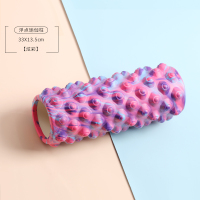 派度泡沫轴肌肉放松器小腿肌肉消除狼牙棒琅琊多功能按摩棒滚轴轮 炫彩33cm