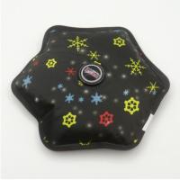 柯诺热水袋充电式防爆暖水袋丝光面可爱暖手宝已注水煖宝宝敷肚子 光面六边黑底雪花