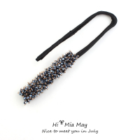 丸子头扭扭盘发器女头饰头发蓬松造型懒人发夹神器马尾螺旋造型器 蓝色